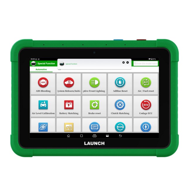 LAUNCH X-431 PRO3S+ V2 New Energy Overseas Online Diagnostics Configuration