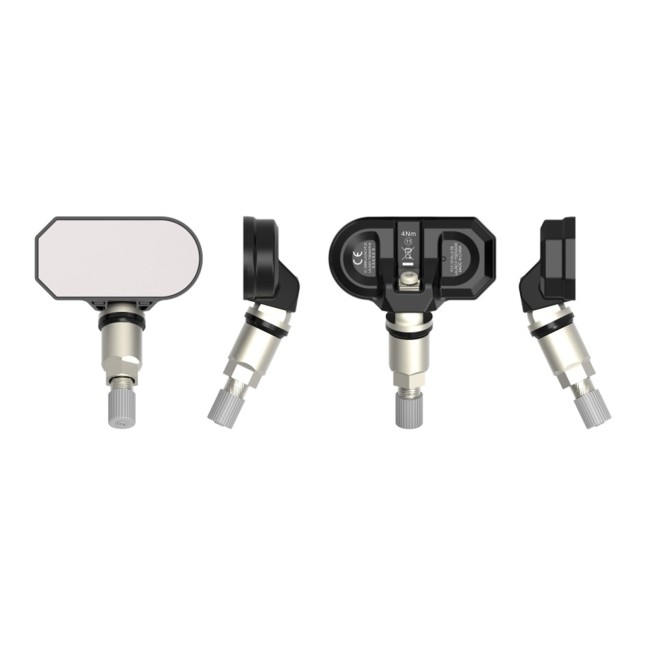 [4pcs/ lot] LAUNCH TSENSOR-B Programming-free Bluetooth Tire Pressure Sensor for Tesla(Adjustable Angle, Frosted Silver)