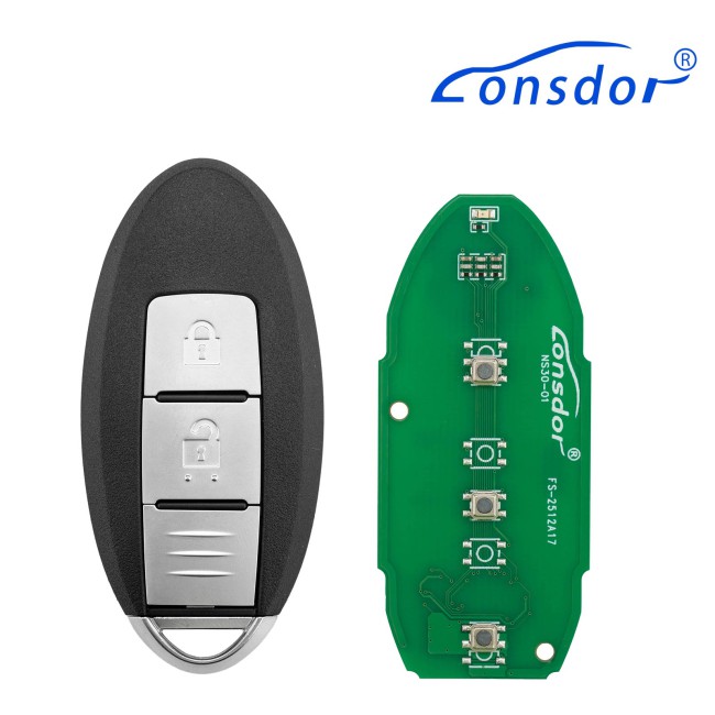 Lonsdor NS30-0A for Nissan/Infiniti Smart Key 3 Buttons Supports ID46 ID47 ID4A