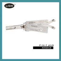 LISHI TOY2018 Vertical Milling 2018 Toyota Vertical Milling Thin Key 2-in-1 Tool