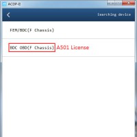 [Authorization] YANHUA ACDP A501 License for BMW F chassis BDC IMMO via OBD