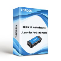 [Subscription] TOPDON Rlink X7 add software Authorization for FORD/ MAZDA