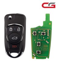 [5Pcs/Lot] CGDI C13-000005 BUI.C New Style(Flip-4BTN) 4 Buttons Wire Remote Key Used with CGDl K2 Remote Key Programmer
