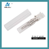 Abton ABUDU AIAM001U TOY48 Ignition and Universal Door Lock Internal Mill 4-Track Pick and Decode 2-in-1 Tool Tooth Depth (5-cut) IC CARD:872
