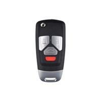 [5Pcs/Lot] KEYDIY KD B27-4 Universal Flip Remote Key 3+1 Button for Audi Type