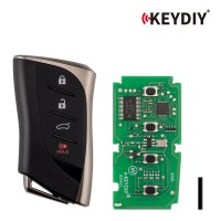 [5Pcs/Lot] KEYDIY KD TDB42-4 Universal Smart Remote Key 3+1 Buttons for Lexus Type