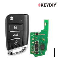 [5Pcs/Lot] KEYDIY KD B15-3 Universal Flip Remote Key 3 Buttons for VW MQB Type