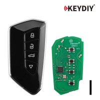 [5pcs/lot] KEYDIY KD ZB25-4 Universal Smart Remote Key 4 Buttons for VW Type