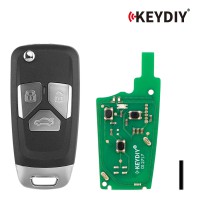 [5Pcs/Lot] KEYDIY KD B27-3 Universal Flip Remote 3 Buttons for Audi Type