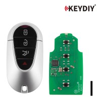 [5Pcs/Lot] KEYDIY KD ZB29-4 Universal Smart Remote Key 3+1 Buttons for MB Maybach Type