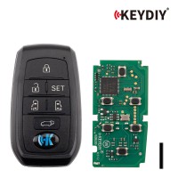 [5Pcs/Lot] KEYDIY KD TB01-6  for Toyota for Lexus Universal Smart Remote Key 6 Buttons With 8A Transponder