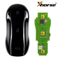 [5Pcs/Lot] NEW XHORSE XM38 TOY.T Univesal Smart Key Supercar Style XSSC21EN Glossy Black / XSSC24EN Miami Blue/ XSSC25EN Marble Grey