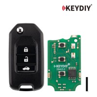 [5Pcs/Lot] KEYDIY KD B10-3 Universal Flip Remote Key 3 Buttons for Honda Type