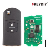 [5Pcs/Lot] KEYDIY KD B14-2 Universal Flip Remote Key 2 Buttons for Mazda Type