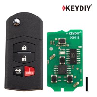 [5Pcs/Lot] KEYDIY KD B14-4 Universal Flip Remote Key 3+1 Buttons for Mazda Type