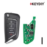 [5Pcs/Lot] KEYDIY KD NB21-4 Universal Flip Remote Key 3+1 Buttons Knife Type