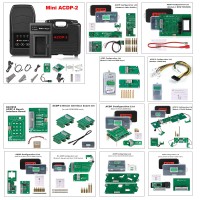 YANHUA ACDP 2 IMMO Locksmith Package with Module 1/2/3/7/9/10/12/20/24/29 and B48/N20/N55/B38 Bench Board for BMW Land Rover Porsche Volvo Audi