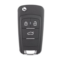 [5Pcs/Lot] KEYDIY KD B18-3 Universal Flip Remote Key 3 Buttons for Chevrolet Type