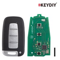 [5Pcs/Lot] KEYDIY KD ZB04-4 Universal Smart Remote Key 3+1 Buttons (Right Slot) Hyundai Type