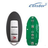 Lonsdor NS30-01NS30 for Nissan/ Infiniti Smart Key 3 Buttons Supports ID46 ID47 ID4A