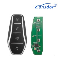 LONSDOR BY30-01 for BYD 4 Buttons Supports ID46 ID4A 315MHZ 433.62MHZ 433.92MHZ