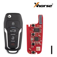 Xhorse XNFO01EN Wireless Remote Key 4 Buttons for Ford 5pcs/lot