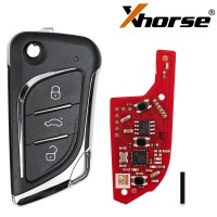 XHORSE XKLKS2EN LEI.KSS Style(ENrome-plating) Second Generation Universal Wired Remote Key 5pcs/lot