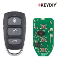 [5Pcs/Lot] KEYDIY KD B20-3 Universal Remote Key 3 Buttons for Hyundai Azera Type