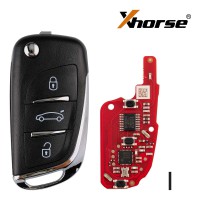5pcs/lot Xhorse XNDS00EN Wireless Remote Key DS Flip 3 Buttons