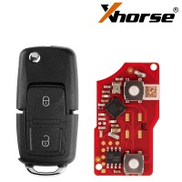 [5Pcs/Lot] XHOSRE XKB528EN B5 Model (Folding 2 Buttons) Second Generation Wired Remote Keys