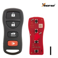 [5Pcs/Lot] XHORSE XKNI20EN Nissan (Split 4 Buttons) Second Generation Remote Keys