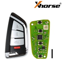 5pcs/lot Xhorse XSKF20EN Knife Style Universal XS Series Smarty Remote With 4 Buttons for VVDI Key Tool VVDI2