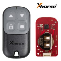 [5Pcs/lot] XHORSE XKXH23EN VVDI Garage Door Button Black Second Generation Wired Remote Key