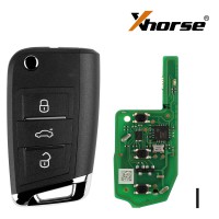 5pcs/lot XHORSE XEDM01EN MQB Style Super Remote 3 Buttons
