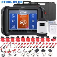 XTOOL D9 HD Truck Diagnostic Tool Car Diagnostic Instrument 12V Car 24V Heavy Duty Truck 42+Special Functions Topology Mapping
