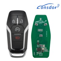 LONSDOR FO3H-16 FO3H Series Smart Key Supports ID46 ID49 High Frequency 902/868MHZ 4 Buttons for Ford