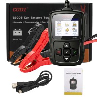 CGDI BD006 Car Battery Tester Supports Testing Vehicle's Starting Battery, Cranking Test, Charging Test, Battery Test, SOH, SOC