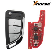 [5pcs/ lot] XHORSE XEKF31EN Knife II Style with Super Chip Second Generation Universal Remote Key (XT57B 3-Button)