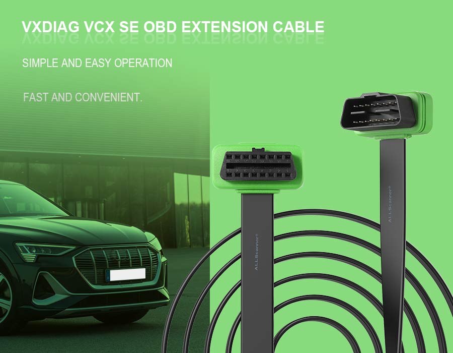 VXDIAG VCX SE OBD Extension Cable 