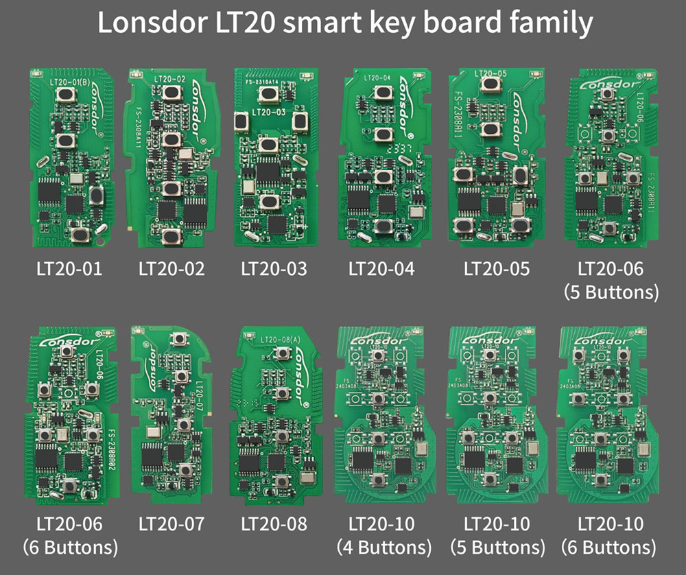Lonsdor LT20-01 8A+4D Universal Smart Remote 1