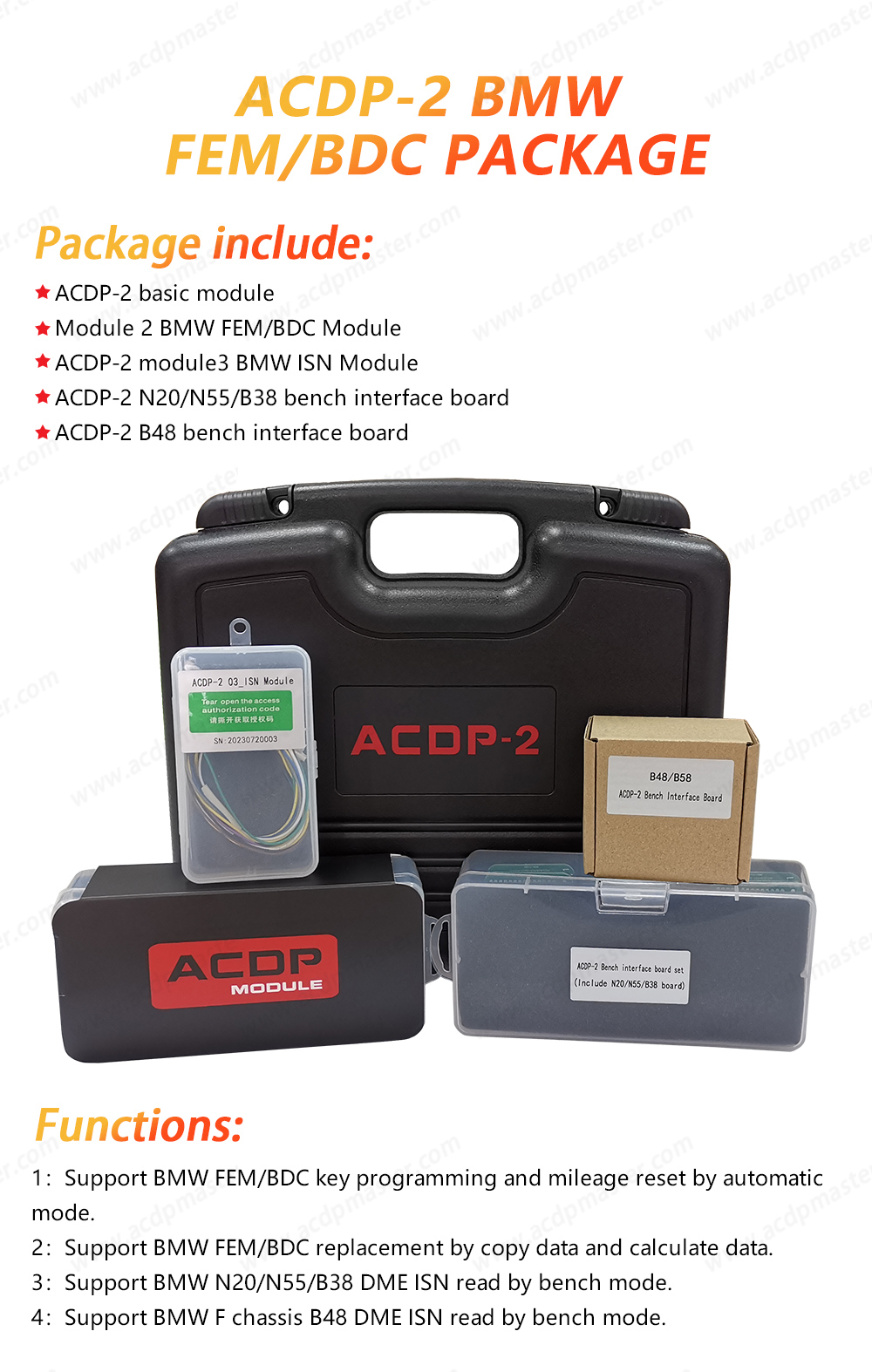 Yanhua ACDP-2 BMW FEM/BDC Package 1