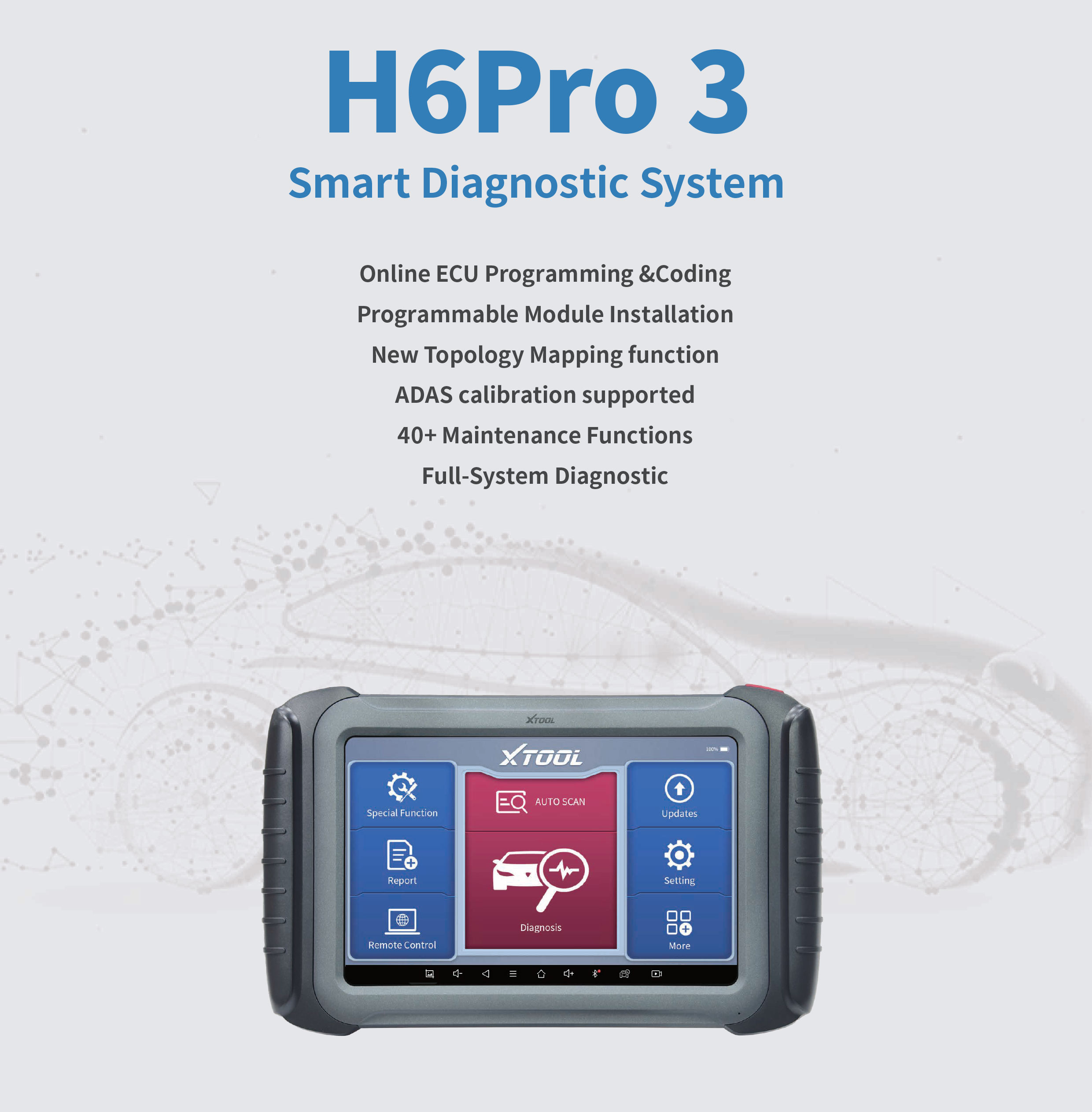 Xtool H6 Pro 3 H6Pro 3 Diagnostic Tool Device