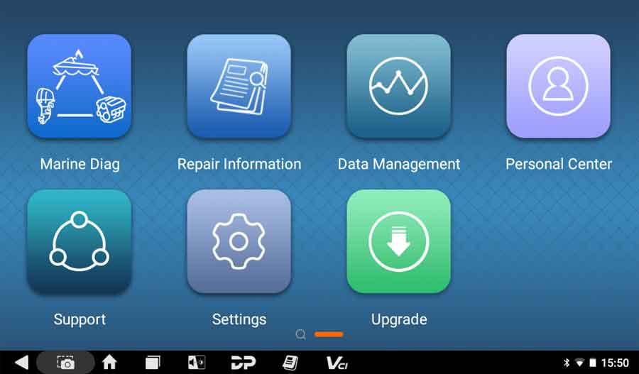 OBDSTAR ISCAN PRO INDMAR Tbale Display 1