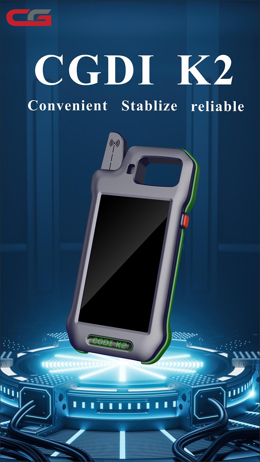 CGDI K2 Remote Key Programmer with 3 pcs CGDI C4648 Super Chips