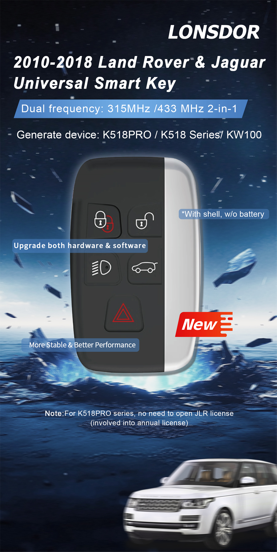 LONSDOR 2010-2018 For Land Rover & For Jaguar
