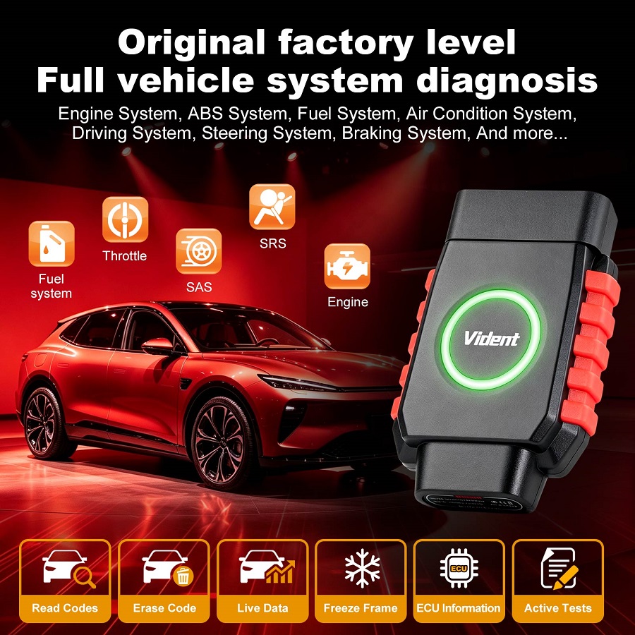 Vident iSmartDiag510 Pro All System Car Diagnostic Tool 3